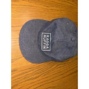 Vtg RAGGA Muffin Gray Hat Metal Adjustable Cap By Weld  New